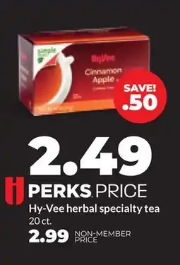 Hy-Vee Hy-Vee herbal specialty tea offer