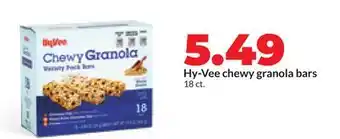 Hy-Vee Hy-Vee chewy granola bars offer