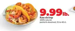 Hy-Vee Raw shrimp offer