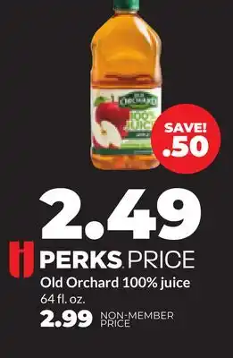 Hy-Vee Old Orchard 100% juice offer