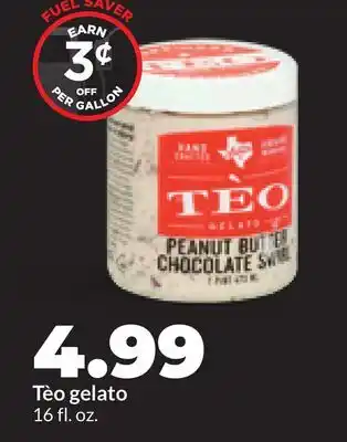 Hy-Vee Tèo gelato offer