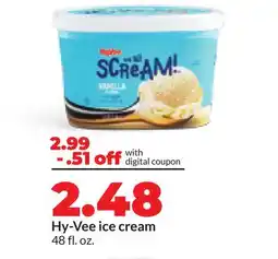Hy-Vee Hy-Vee ice cream offer