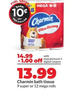 Hy-Vee Charmin bath tissue offer