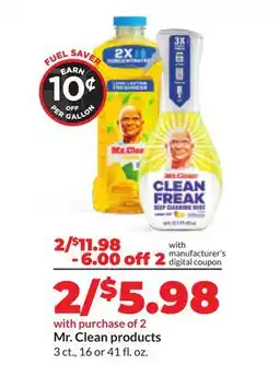 Hy-Vee Mr. Clean products offer