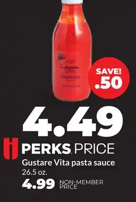 Hy-Vee Gustare Vita pasta sauce offer