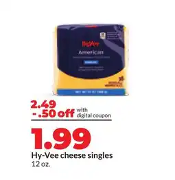 Hy-Vee Hy-Vee cheese singles offer