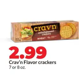 Hy-Vee Crav'n Flavor crackers offer