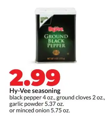 Hy-Vee Hy-Vee seasoning offer