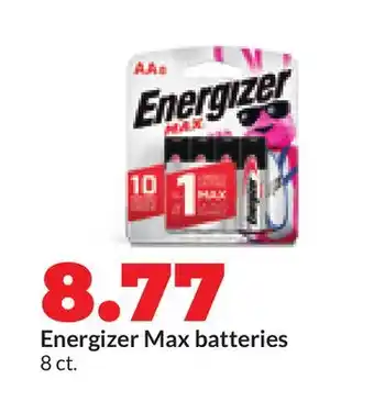 Hy-Vee Energizer Max batteries offer