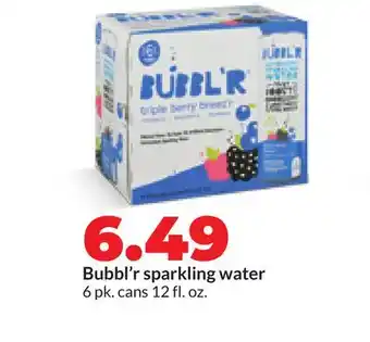 Hy-Vee Bubbl'r sparkling water offer