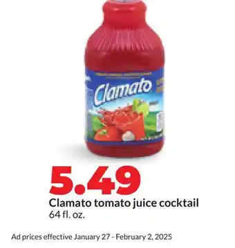 Hy-Vee Clamato tomato juice cocktail offer