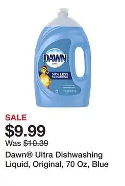 Office Depot Dawn Ultra Dishwashing Liquid, Original, 70 Oz, Blue offer