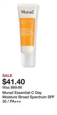 Ulta Beauty Murad Essential-C Day Moisture Broad Spectrum SPF 30 / PA+++ offer