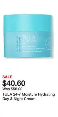 Ulta Beauty TULA 24-7 Moisture Hydrating Day & Night Cream offer