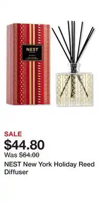 Ulta Beauty NEST New York Holiday Reed Diffuser offer