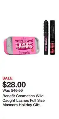 Ulta Beauty Benefit Cosmetics Wild Caught Lashes Full Size Mascara Holiday Gift Set offer