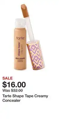 Ulta Beauty Tarte Shape Tape Creamy Concealer offer