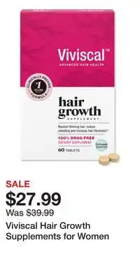 Ulta Beauty Viviscal Hair Growth Supplements for Women offer