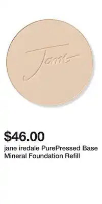 Ulta Beauty jane iredale PurePressed Base Mineral Foundation Refill offer