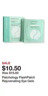 Ulta Beauty Patchology FlashPatch Rejuvenating Eye Gels offer