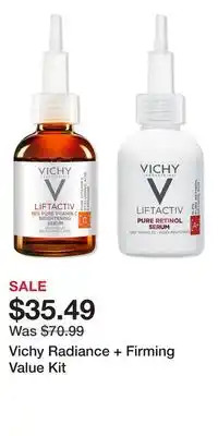 Ulta Beauty Vichy Radiance + Firming Value Kit offer