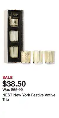 Ulta Beauty NEST New York Festive Votive Trio offer