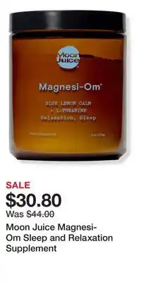 Ulta Beauty Moon Juice Magnesi-Om Sleep and Relaxation Supplement offer