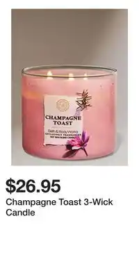 Bath & Body Works Champagne Toast 3-Wick Candle offer