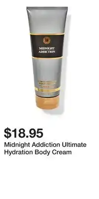 Bath & Body Works Midnight Addiction Ultimate Hydration Body Cream offer