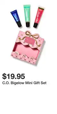 Bath & Body Works C.O. Bigelow Mini Gift Set offer