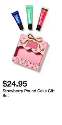 Bath & Body Works Strawberry Pound Cake Gift Set offer