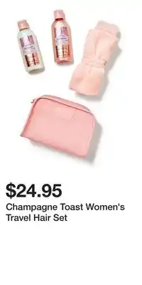 Bath & Body Works Champagne Toast Women's Travel Hair Set offer