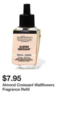 Bath & Body Works Almond Croissant Wallflowers Fragrance Refill offer