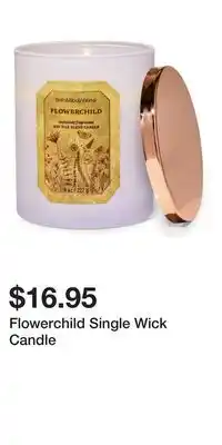 Bath & Body Works Flowerchild Single Wick Candle offer