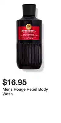 Bath & Body Works Mens Rouge Rebel Body Wash offer