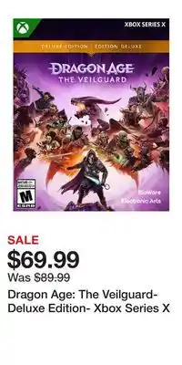 Game Stop Dragon Age: The Veilguard- Deluxe Edition- Xbox Series X offer