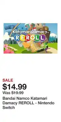 Game Stop Bandai Namco Katamari Damacy REROLL - Nintendo Switch offer