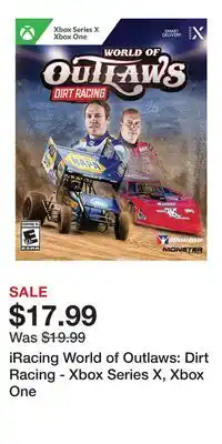 Game Stop iRacing World of Outlaws: Dirt Racing - Xbox Series X, Xbox One offer