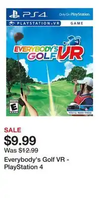 Game Stop Everybody's Golf VR - PlayStation 4 offer