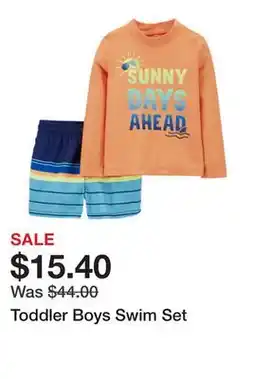 Belk Toddler Boys Swim Set offer