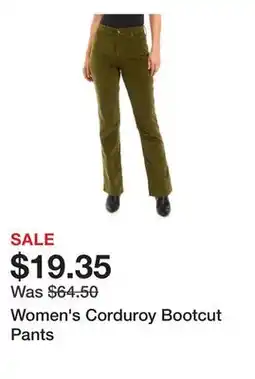 Belk Women's Corduroy Bootcut Pants offer