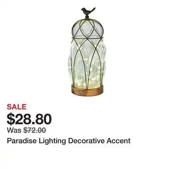 Belk Paradise Lighting Decorative Accent offer