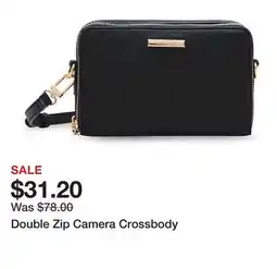 Belk Double Zip Camera Crossbody offer