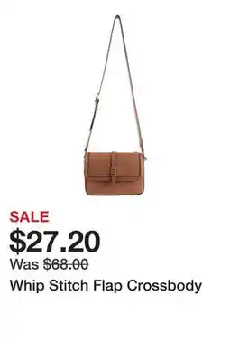 Belk Whip Stitch Flap Crossbody offer