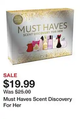 Belk Must Haves Scent Discovery For Her offer