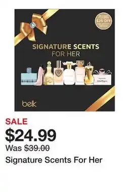 Belk Signature Scents For Her offer