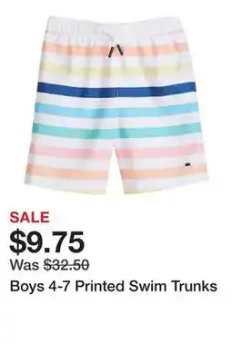 Belk Boys 4-7 Printed Swim Trunks offer