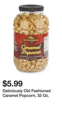 Big Lots Deliciously Old Fashioned Caramel Popcorn, 32 Oz offer