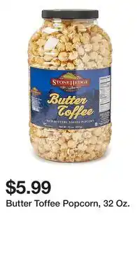 Big Lots Butter Toffee Popcorn, 32 Oz offer