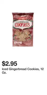 Big Lots Iced Gingerbread Cookies, 12 Oz offer